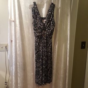 Work or evening dress. Polyester Spandex